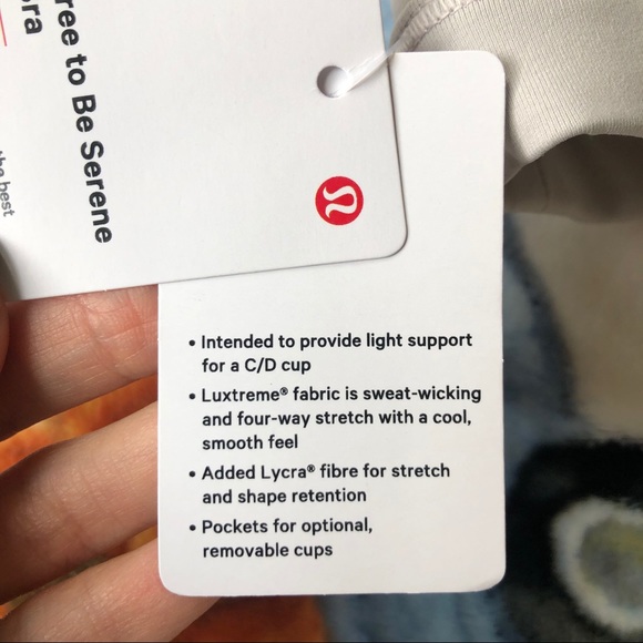 Lululemon free to be serene bra - Picture 5 of 8